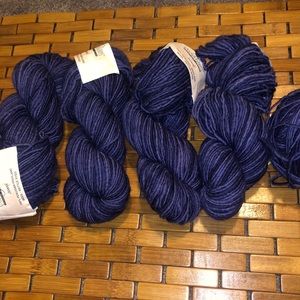 Five Skeins Cascade Yarns 100% Wool Yarn